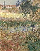 Vincent Van Gogh Garden in Bloom (mk09) oil painting picture wholesale